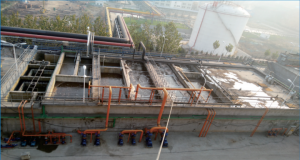 煤化工廢水2000m3d，采用AO+MBR膜出水水質(zhì)達(dá)到一級(jí)A排放標(biāo)準(zhǔn)